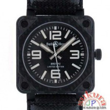 ベル＆ロス　BELL＆ROSS　BR01-92　カーボンファイバー　46mm　PVD N品