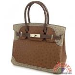 エルメス バーキン コピー 30cm ギリーズ オーストリッチ Q刻印 Birkin Ghillies