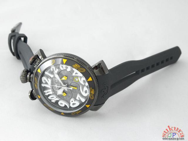 ガガミラノ GAGAMILANO クロノ　48mm　クォーツ 6054.6 グレーラバー