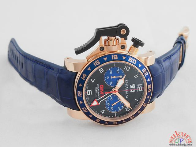 グラハム クロノファイター　オーバーサイズ　GMT 2OVGR.B26A.K41F ブラック/ブルー