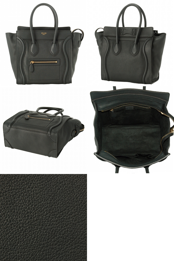 セリーヌ MICRO SHOPPERボックス型ハンドバッグ 16779 3GFL 10AN