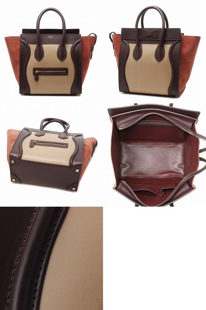 セリーヌ MINI LUGGAGEハンドバッグ 16521 3MBA 02BG