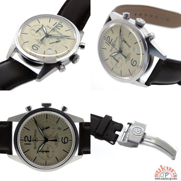 ベル＆ロス　BELL＆ROSS　BR126　ヴィンテージ オリジナル ベージュ 　40mm N品