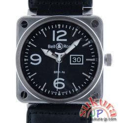 ベル＆ロス　BELL&ROSS　BR01-96B-CA　ビッグデイト　46mm　SS　N品