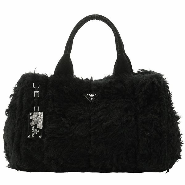 プラダ FUR MOHAIRムートントートバッグ BN1918 FUR MOHAIR NERO 05P02Mar14