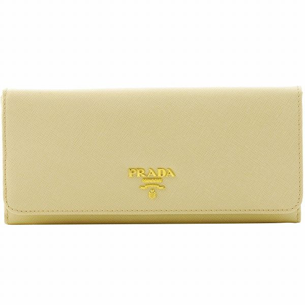 プラダ SAFFIANO METAL ORO2つ折り長財布 1M1132 QWA 507