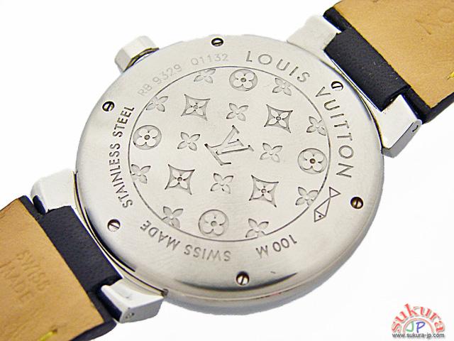 ルイヴィトン時計 タンブール ＧＭＴ Ｑ1132 ブラウン文字盤