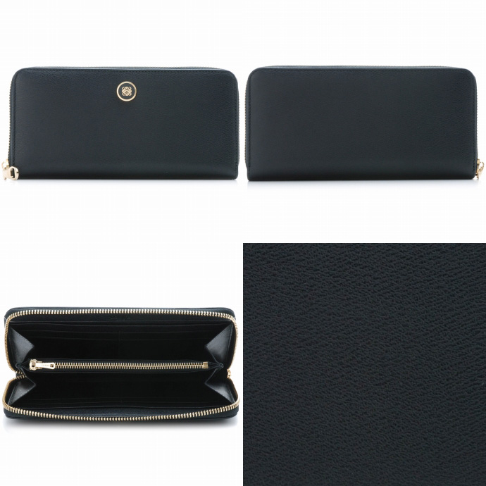 ロエベ ANAGRAM SIGNATUREラウンドファスナー長財布 11830EF13 0001 1100