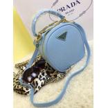 Prada 2015新作SAFFIANO プラダスーパーコピーミニハンドバッグBLUETTE/BL0897