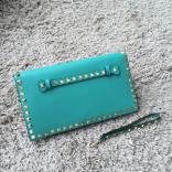 ヴァレンティノスーパーコピー Rockstud leather clutch IW10B0399NWB