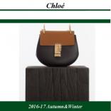 16-17AW☆クロエバッグスーパーコピー CHLOE Full blue mustard mini Drew bag