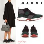 2016人気新作 MARNI マルニスニーカーコピー カラーブロック ベルクロ スニーカー