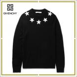 2016/17新着人気 GIVENCHY スターアップリケ ウールセーター 黒