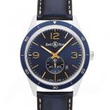 ベル＆ロスコピー BELL&ROSS ヴィンテージ BR123 アエロナバル BRV123-BLU-ST/SCA 時計