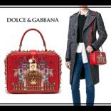 2017新作人気 刺激的 Rosaria ドルチェ&ガッバーナ コピー スタッズ ハンドバック Dolce & Gabbana