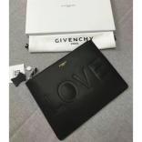 SS17 GIVENCHY ジバンシィスーパーコピー LOVE スターエンボス レザー クラッチ バッグ