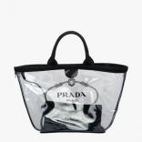 2018SS ☆PRADA プラダスーパーコピー☆ビニール ハンドバッグ 1BG166_2BY5 黑