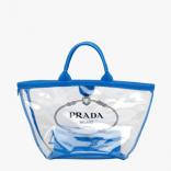 2018SS ☆PRADA プラダスーパーコピー☆ビニール ハンドバッグ 1BG166 azzurro