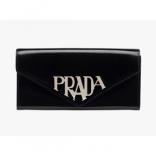 2018新作！日本未入荷☆PRADA プラダコピー ロゴ カードホルダー付き長財布 1MH037_ZO6_F0002