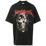 ヴェトモンスーパーコピー VETEMENTS Heavy Metal オーバーサイズ Tシャツ デザインプリント