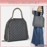 19SS★【Stella McCartney】Falabella ステラマッカートニースーパーコピー ロゴデニム トートバッグ 371223W84684061