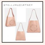 ステラマッカートニースーパーコピー STELLA MCCARTNEY ステラ ロゴ ホーボー バッグ☆便利なポーチ付き ピンク 502789W99236802