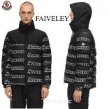 モンクレールスーパーコピー 19/20AW ロゴプリントダウン FAIVELEY ブラック