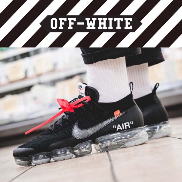 オフホワイト 偽物 激安 オフホワイト×ナイキ ヴェイパーマックス THE TEN スーパーコピー《Off White ×ナイキ The10 Vapor Max Flyknit》