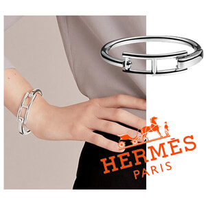 【エルメス】★Bracelet Clap エルメス コピー シルバー ブレスレット H109530B