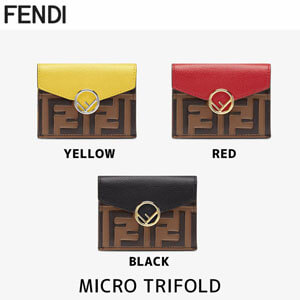 フェンディ 財布 コピー フェンディMICRO TRIFOLD 三つ折り財布 エフイズフェンディ 8M0395 AAIIF