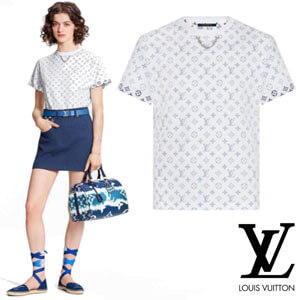 【ルイヴィトン Tシャツ コピー 】​エスカルESCALE優先予約 LV ★プリンテッドTシャツ 1A7ST7