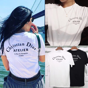 ディオール ロゴTシャツ コピー​“Christian ディオール Atelier”White 863J621I0533_C089