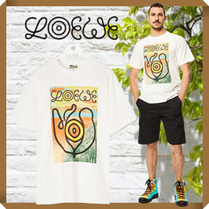 【ロエベ Tシャツ コピー】EYE/ロエベ/NATURE ランドスケープ スラブ Tシャツ H6109820PC