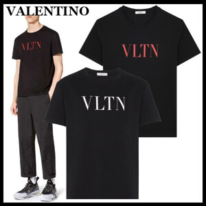 【最短翌日着】VLTN Tシャツ コピー ロゴ ヴァレンティノ Tシャツ 偽物