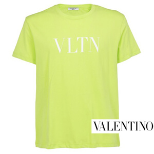 ヴァレンティノ Tシャツ 偽物 マルチカラー クルーネック  VLTN Tシャツ コピー【関税込】