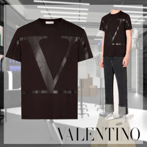 VLTN Tシャツ 偽物◆ヴァレンティノ Tシャツ コピー◆VLOGO TV3MG02T5F6N01