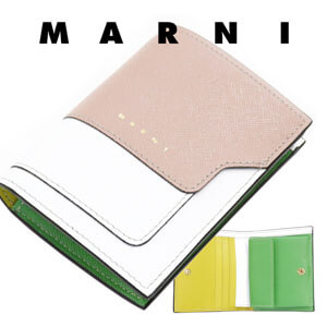 MARNI マル二 財布 コピー★レザーウォレット PFMOQ14U19LV520 Z319M