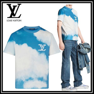 新作 ルイヴィトン Tシャツ コピー ​日本未入荷 クラウド LV Tシャツ 1A89U2