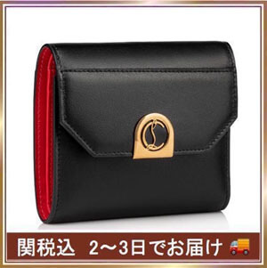 クリスチャン ルブタン 財布 コピー CHRISTIAN LOUBOUTIN 大人気 Elisa コンパクト Wallet 1205214BK01