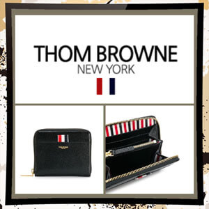 トムブラウン 財布 コピー THOM BROWNE ファスナー ウォレット