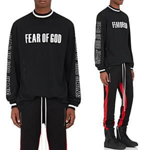 フィアオブゴッド パーカー コピー Fear of God クラシックロゴ ロングスリーブ Tシャツ MESH MOTOCROSS JERSEY