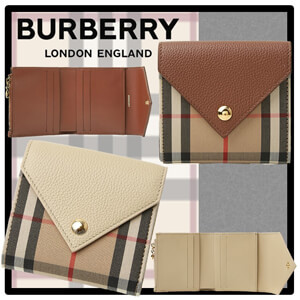 バーバリー 財布 コピー★BURBERRY★Lila Vintage Check leather wallet