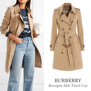 バーバリー トレンチコート 偽物 Burberry◎Kensington ヘリテージ トレンチコート 4073376HONEY