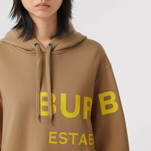 バーバリー パーカー 偽物 BURBERRY*ホースフェリー ロゴ オーバーサイズ フーディー P80308041