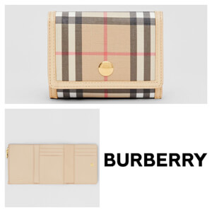 バーバリー 財布 偽物 Burberry 三つ折り ミニ財布 80217351