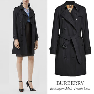 バーバリー トレンチコート 偽物 Burberry ケンジントン ミッドレングス