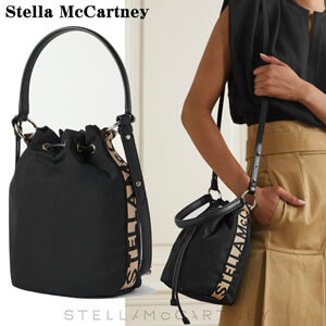 ステラマッカートニー バケットバッグ 偽物∞∞Stella McCartney∞∞ Stella Logo econyl バケットバッグ☆700128W87291000