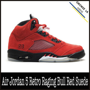 ナイキ エアジョーダン スーパーコピー 5 レトロ レイジング ブル レッド スエード【Air Jordan】入手困難!! Air Jordan 5 Raging Bull Red