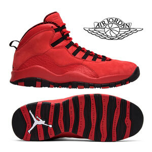 ナイキ スニーカー コピー 入手困難！Steve Wiebe x Air Jordan 10 Retro  HOH  UNIVERSITY RED/UNIVERSITY RED-BLACK-BLACK