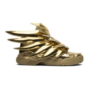 アディダス イージーブースト 偽物 アディダスJeremy Scott x Wings 3.0  Solid Gold  B35651